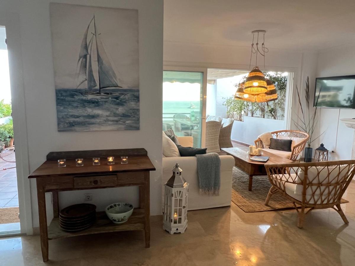 Playa Cristo Amazing Beach Terrace Appartment Эстепона Экстерьер фото