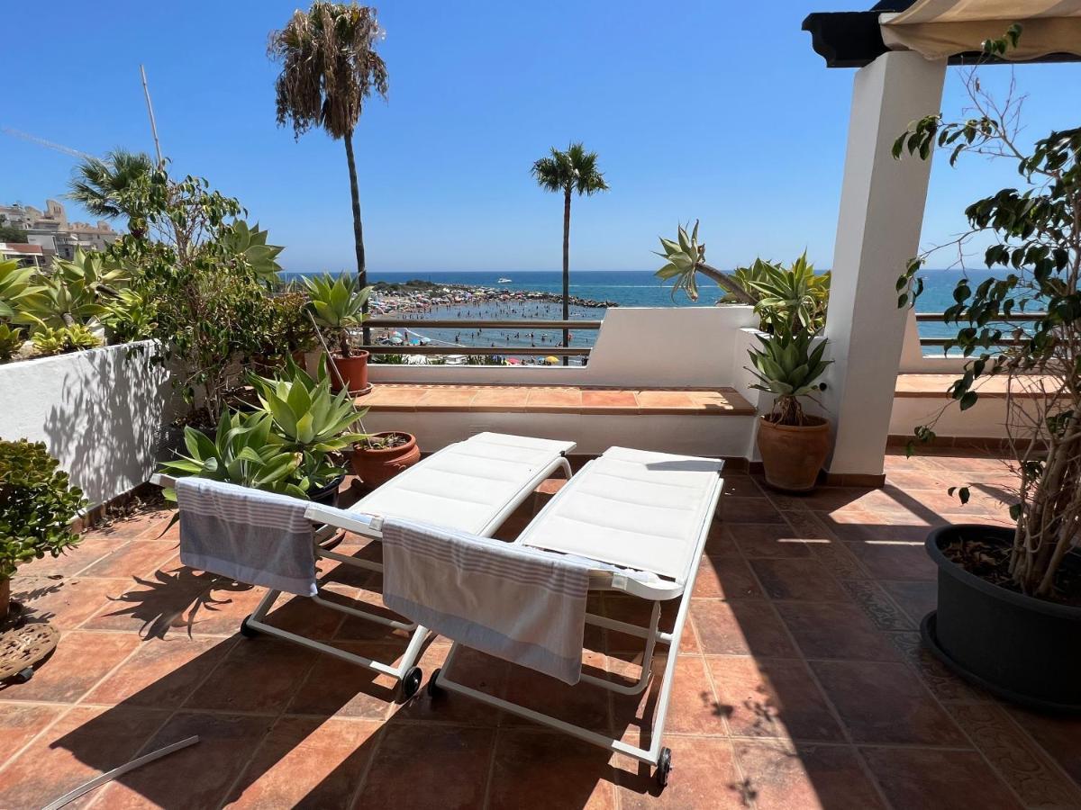 Playa Cristo Amazing Beach Terrace Appartment Эстепона Экстерьер фото